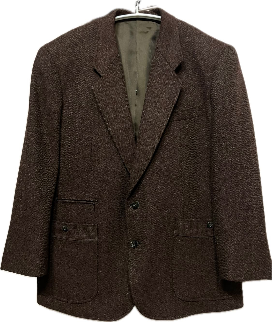 해링본브라운울자켓 상품이미지1