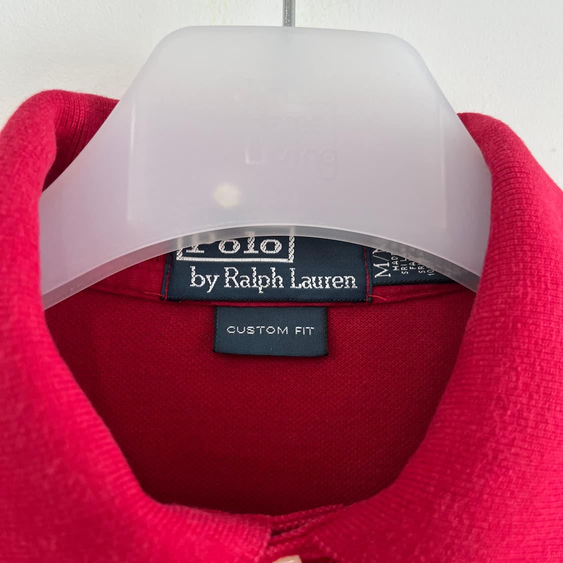 폴로 랄프로렌 빅포니 레드 카라 반팔 티셔츠 상품이미지5