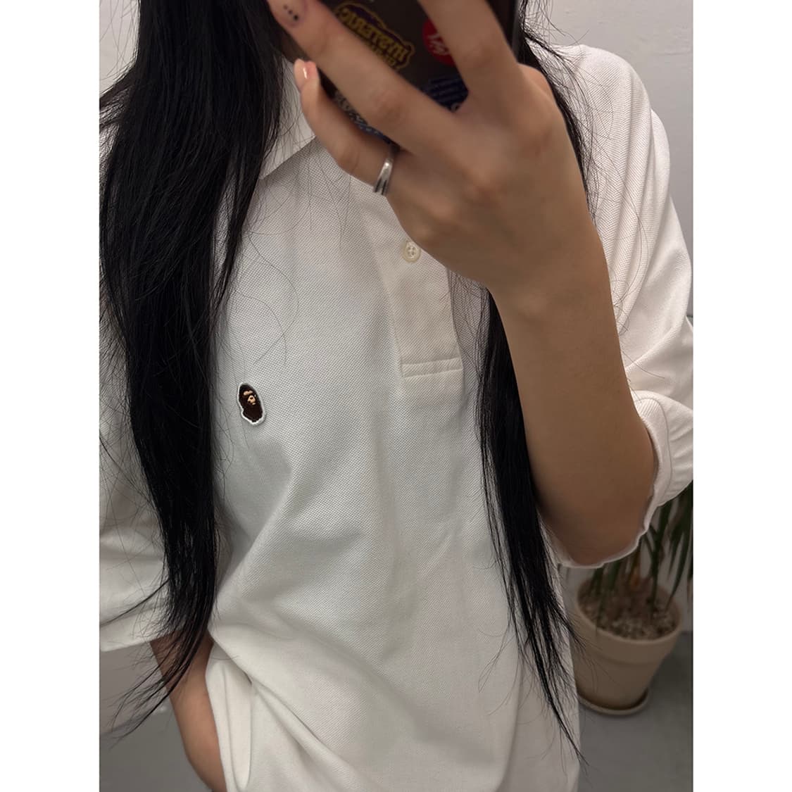 A BATHING APE One Point Relaxed Fit Polo 상품이미지5