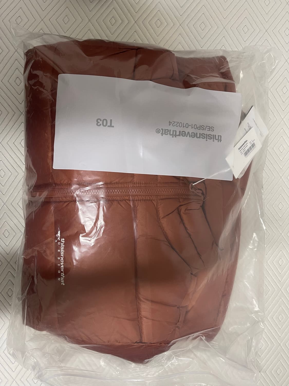 디스이즈네버댓 DSN Down Puffer Jacket Brown 상품이미지2