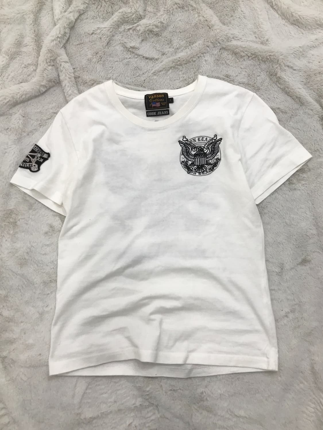 Vanson Leathers Embroidery Patch T-shi 상품이미지9