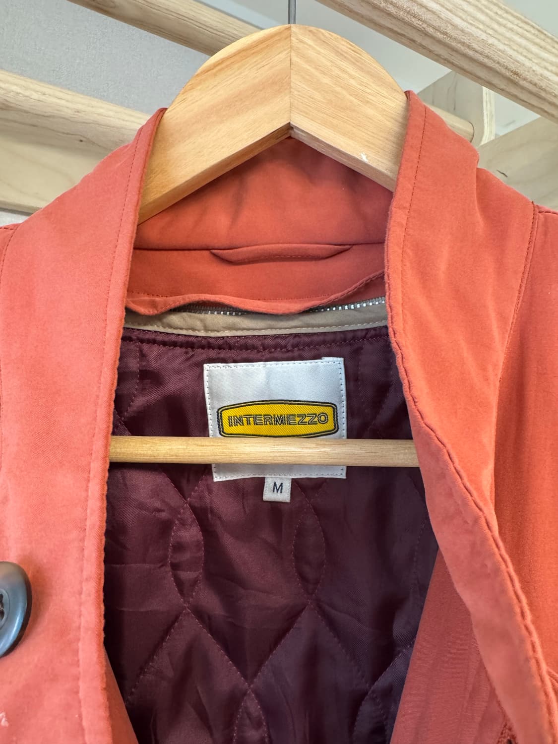 인터메조 해링턴자켓 스윙탑 블루종 (착용샷 있음) 상품이미지3