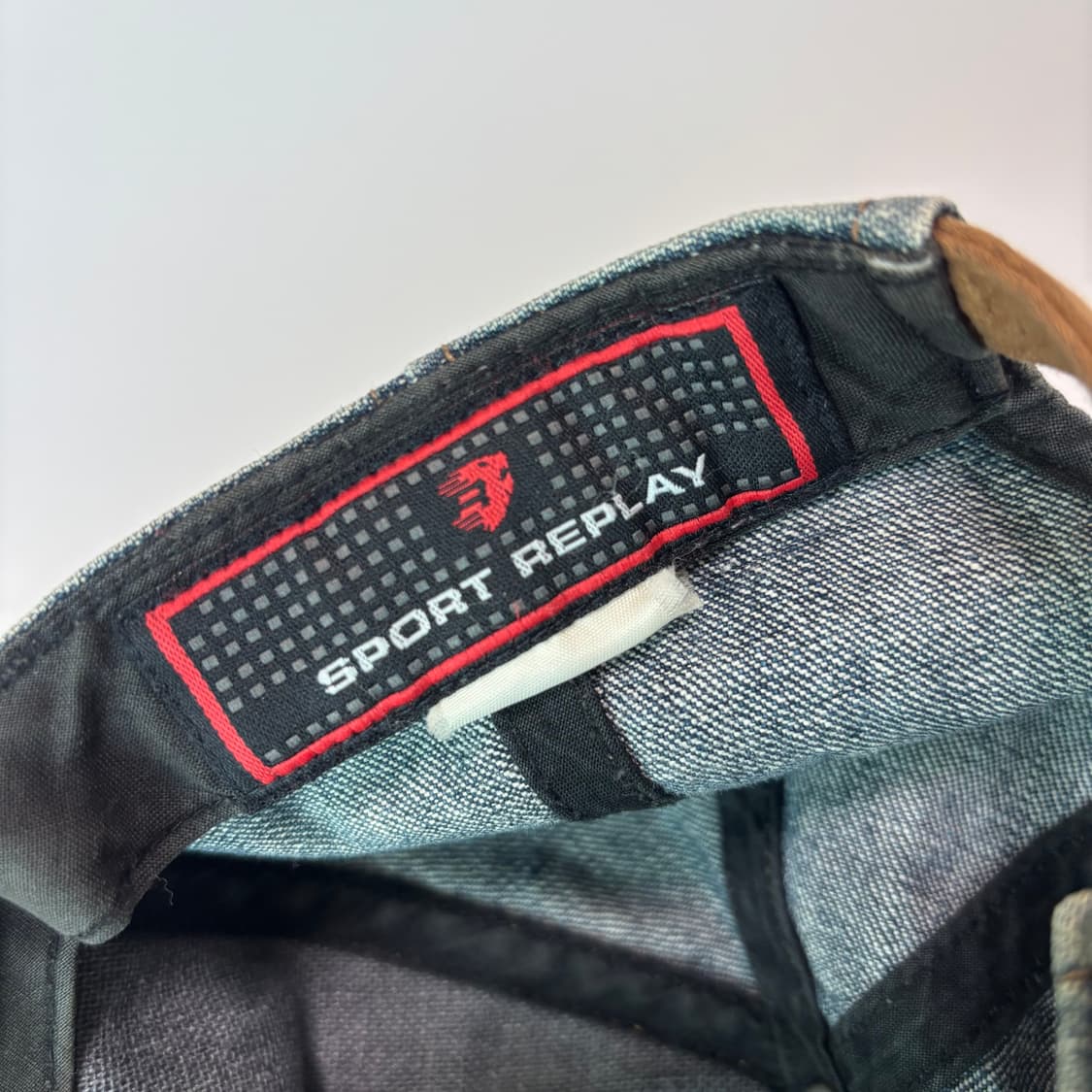 스포츠 리플레이 빈티지 데님 배색 볼캡 상품이미지6