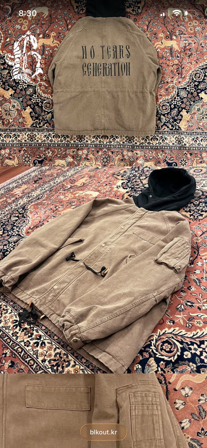 블랙아웃 디트로이트파카 브라운 상품이미지1