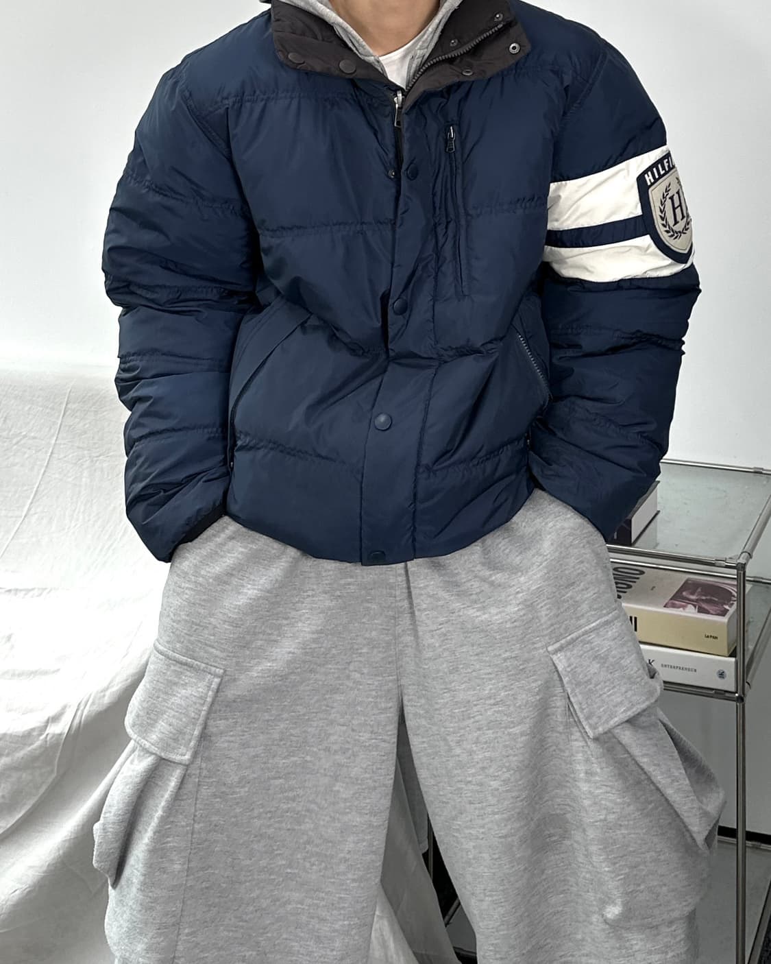 타미 힐피거 90s 리버시블 패딩 XL 상품이미지2