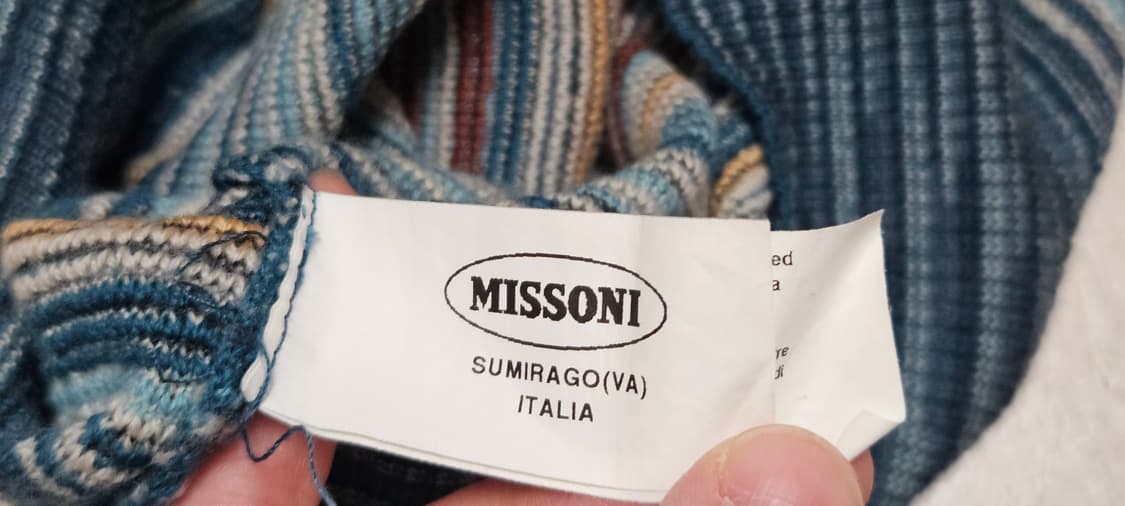 미쏘니 컬러풀 카라 니트/missoni 빈티지 니트 상품이미지9