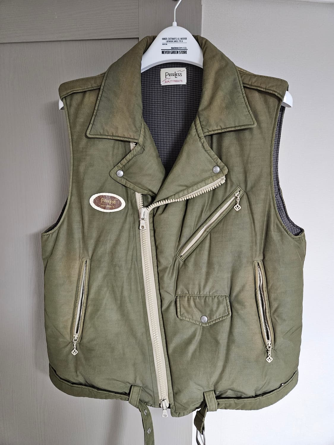 visvim 비즈빔 21ss 스트라블러다운베스트 3사이즈 올리브 상품이미지1