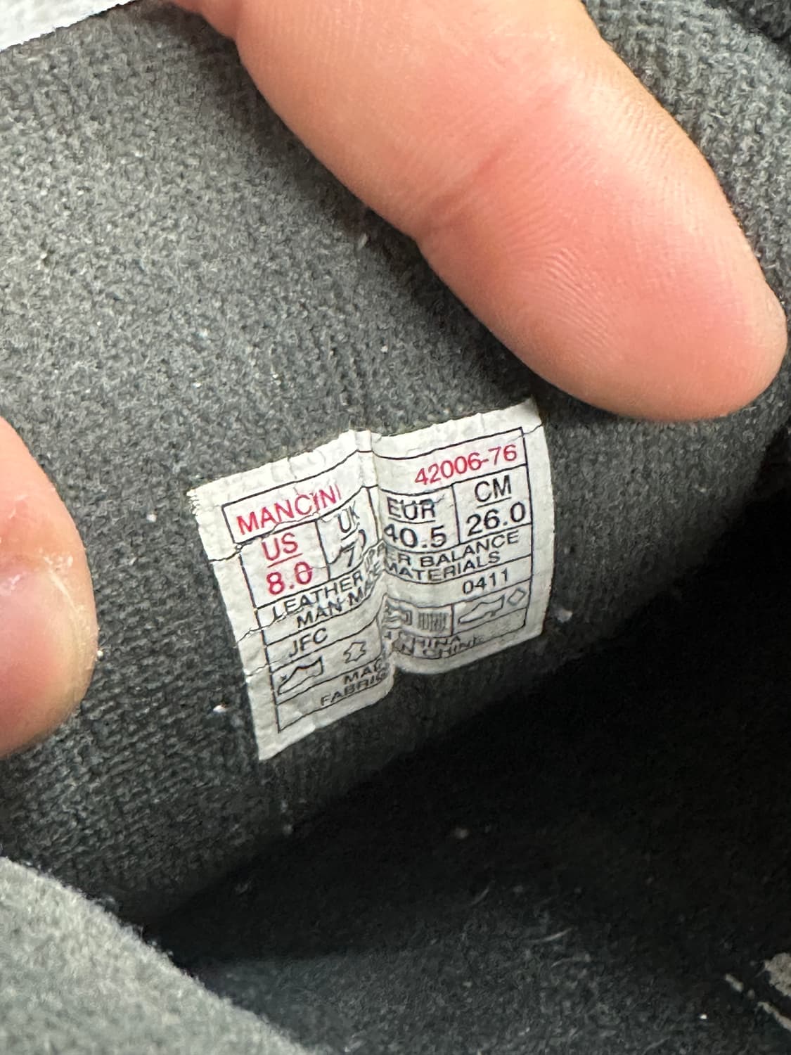 00s Vans Mancini 스케이트보드화 US8 상품이미지8