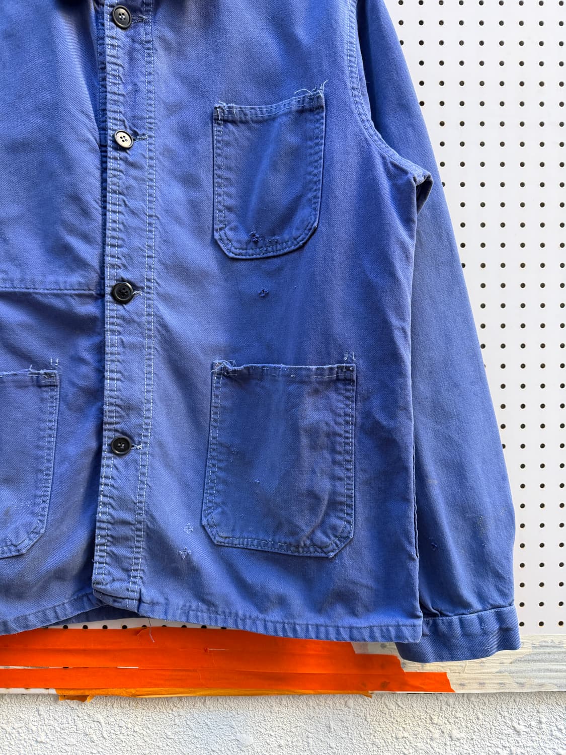 OLD VINTAGE FADED PURPLE BLUE 프렌치워크자켓 상품이미지6