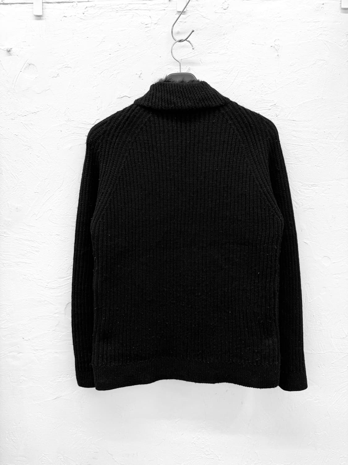 boycott 리버시블 퍼 니트 집업 상품이미지5