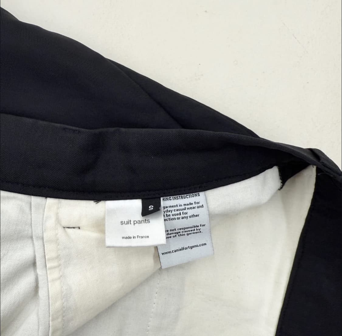 카미엘 포트젠스 울 와이드 수트 팬츠 상품이미지6