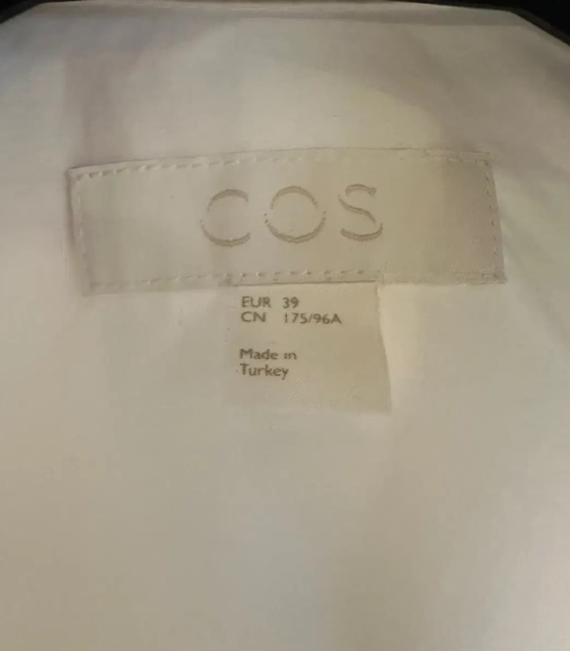 COS 화이트 셔츠 EUR 39 상품이미지2