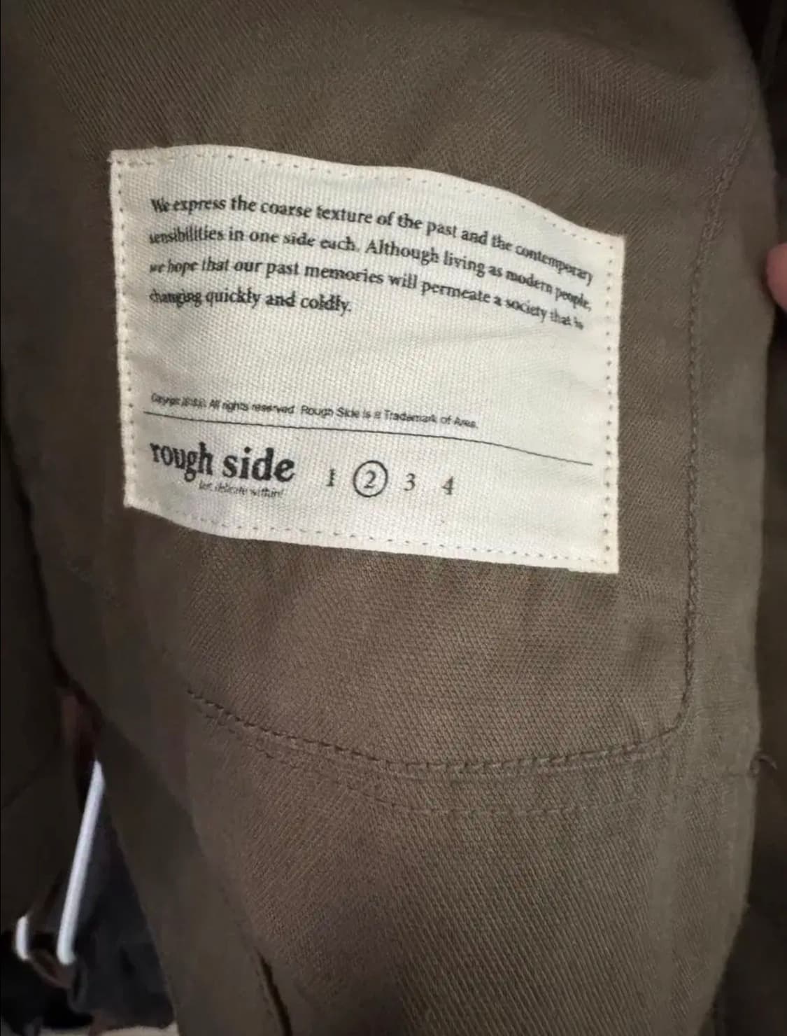 러프사이드 컴포트자켓 딥 카키 2사이즈 상품이미지4