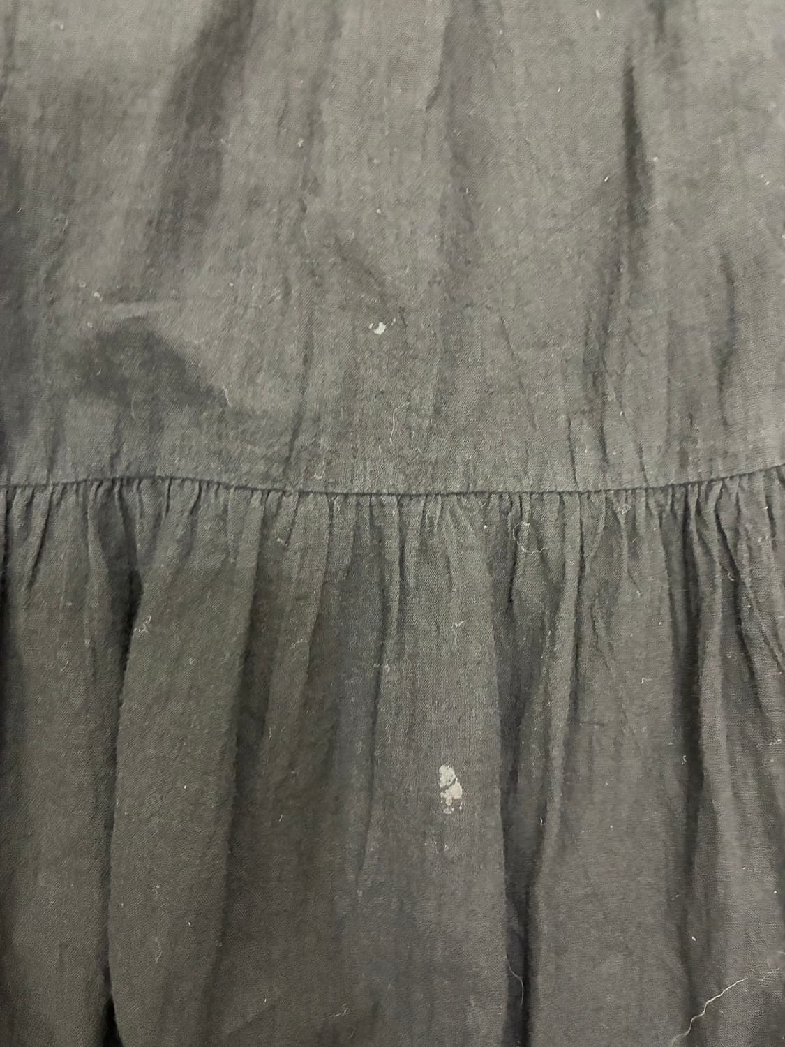 OS)Japanese vintage 여성 티어드 롱 스커트 상품이미지4