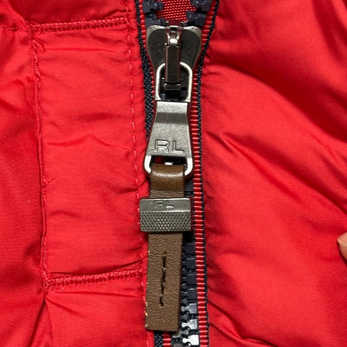 Polo Ralph Lauren 빅포니 레드 다운 베스트 상품이미지5