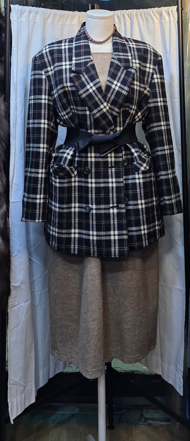 체크모자켓 상품이미지1