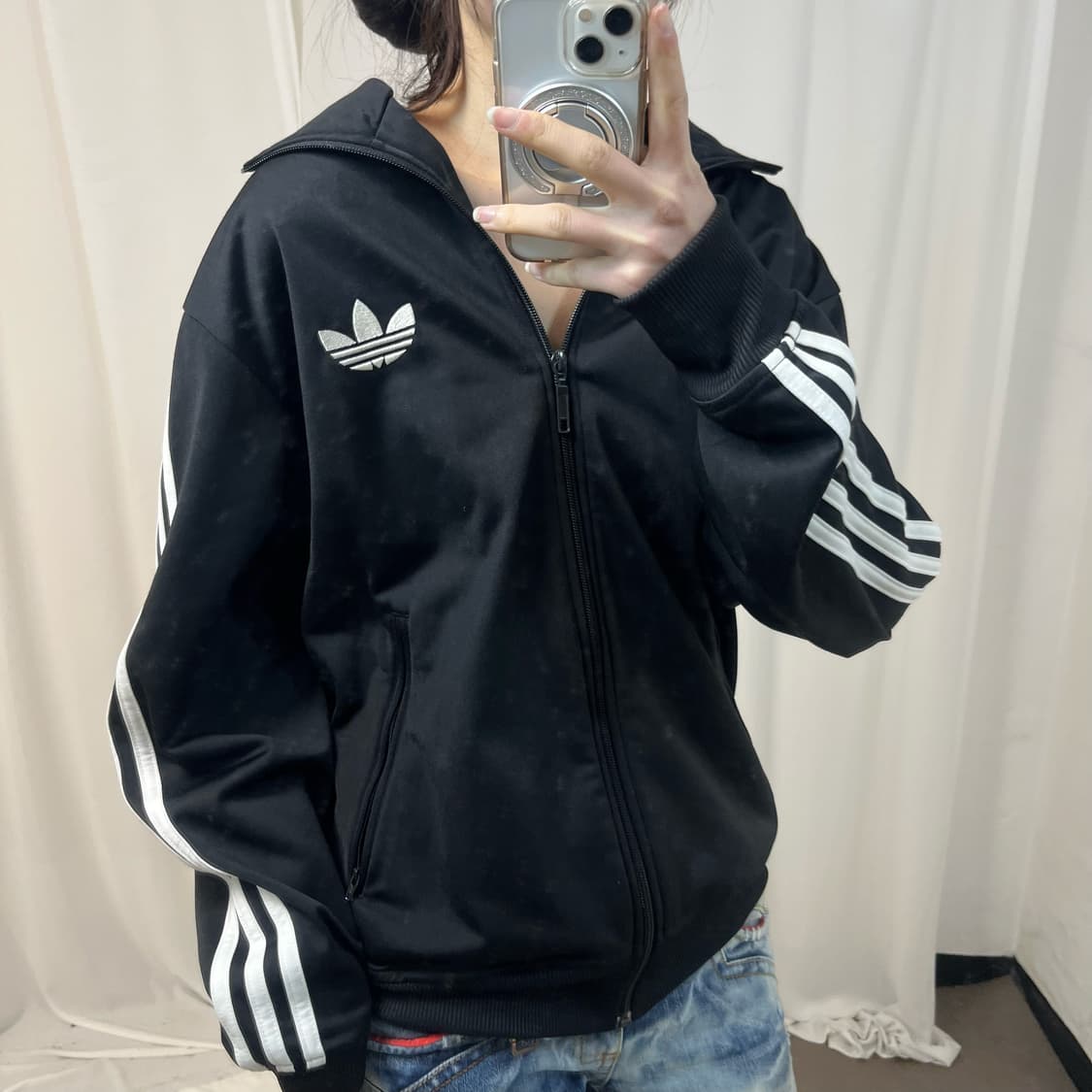 Adidas black Firebird jersey 상품이미지3