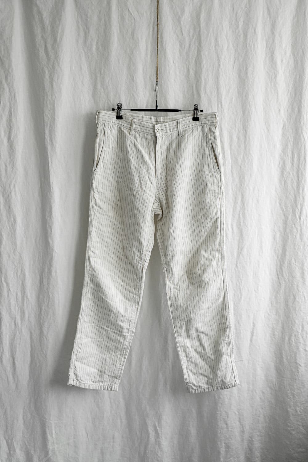 빈티지 00‘s 꼼데가르송 옴므 핀 스트라이프 팬츠 / L 상품이미지1