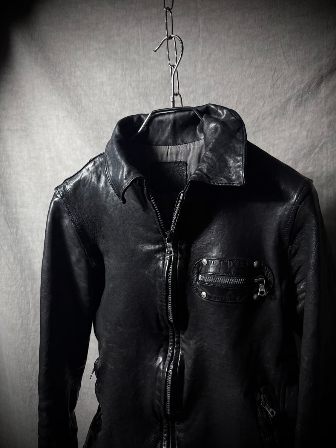 ISAMU KATAYAMA BACKLASH Leather Jacket 상품이미지3