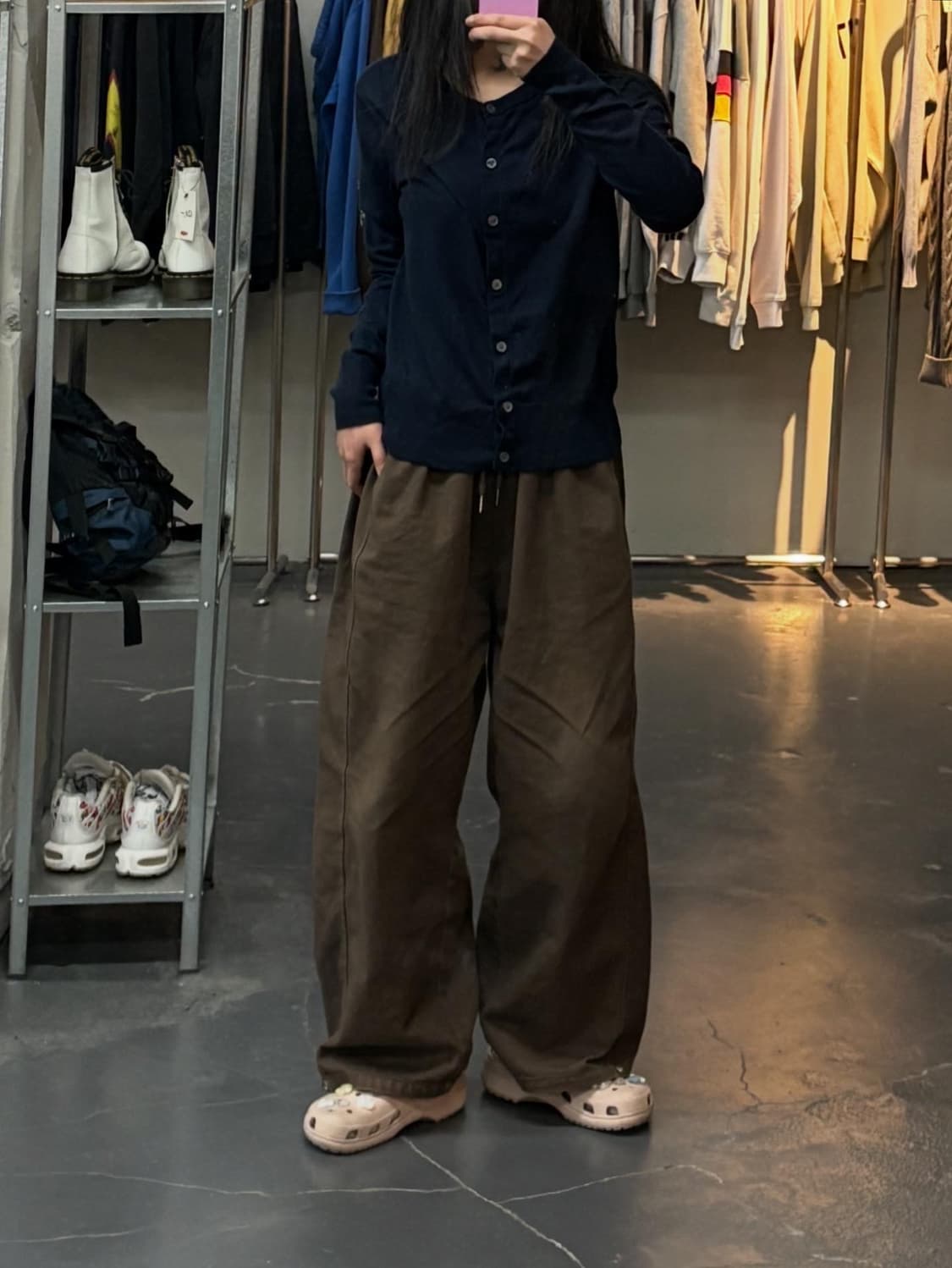 폴로랄프로렌 포니로고 피마코튼 네이비 가디건 A2885 상품이미지1