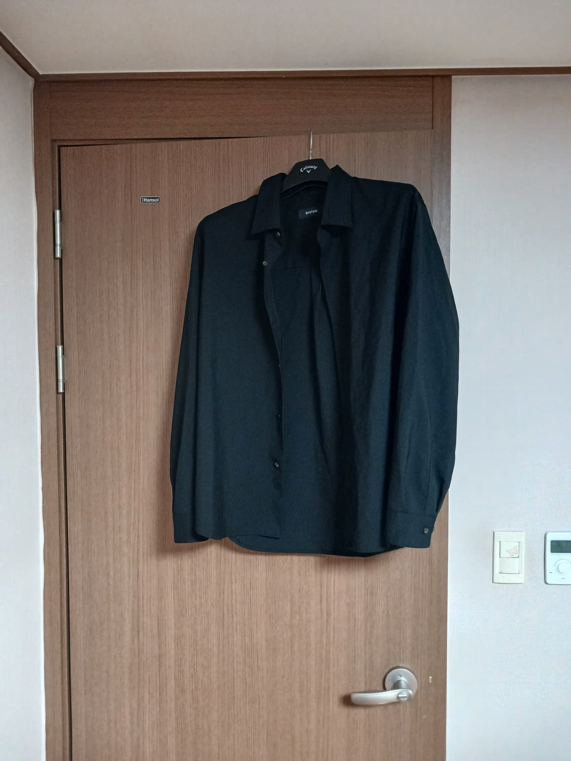 시스템옴므 남성 블랙 울 셔츠105  상품이미지10