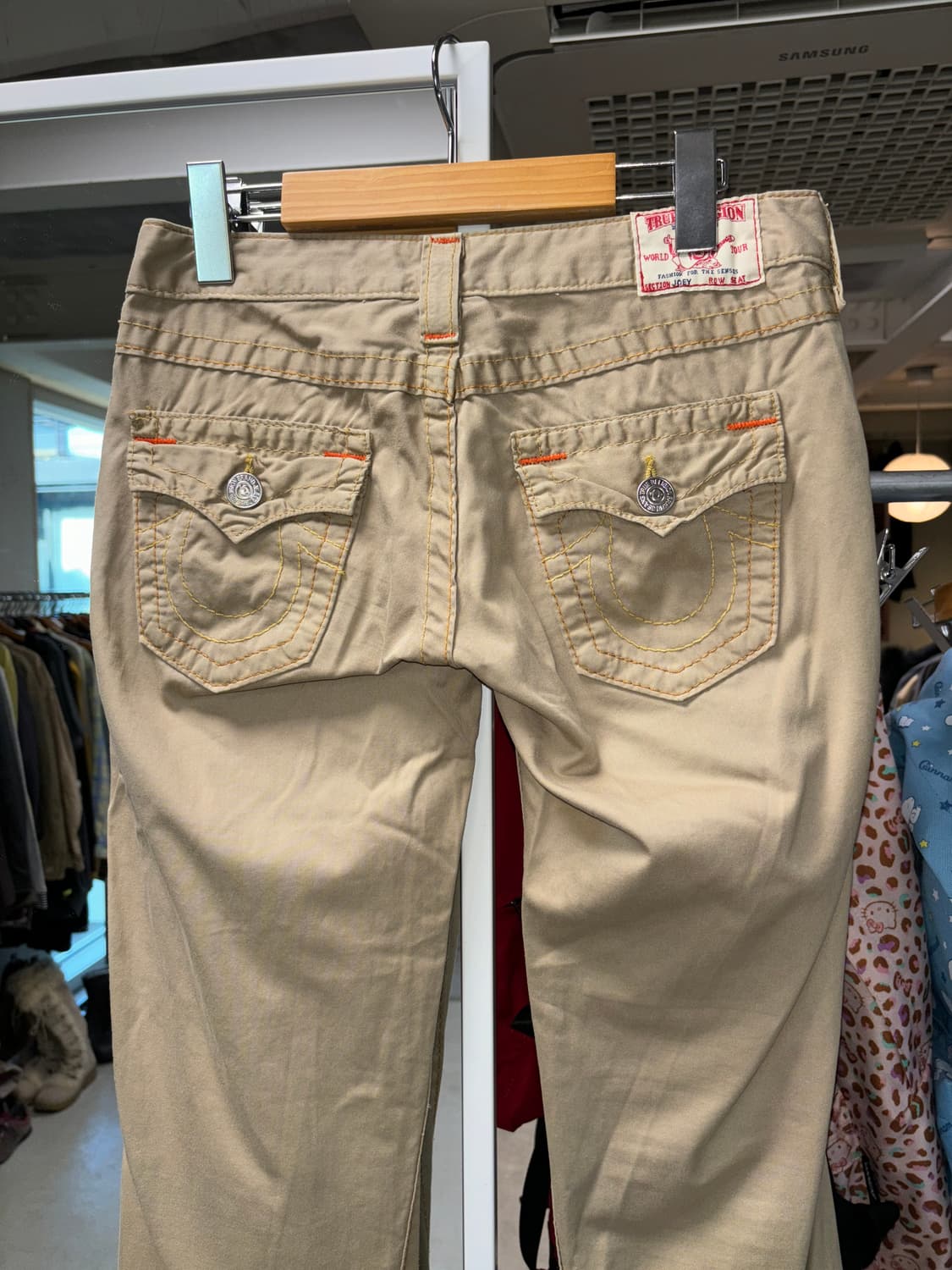 트루릴리전 코튼 플레어팬츠 상품이미지4