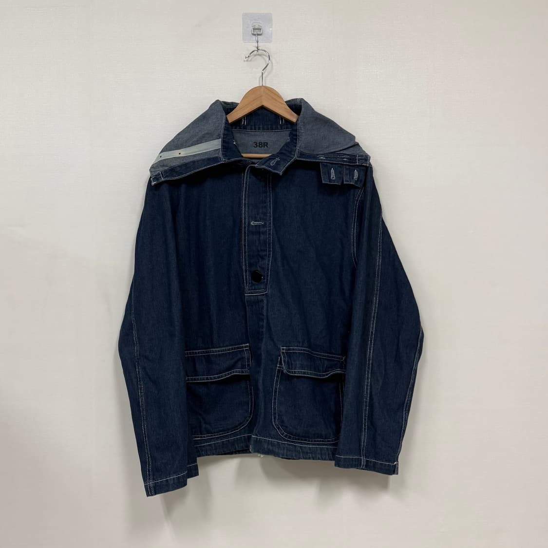 데님후드자켓38R 상품이미지1