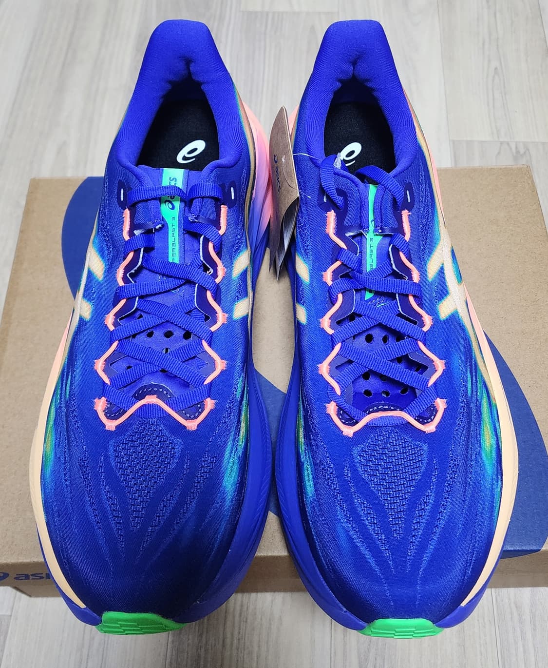 [275/285] 아식스 슈퍼블라스트 3 코발트 버스트 라이트 블루오렌지 상품이미지2