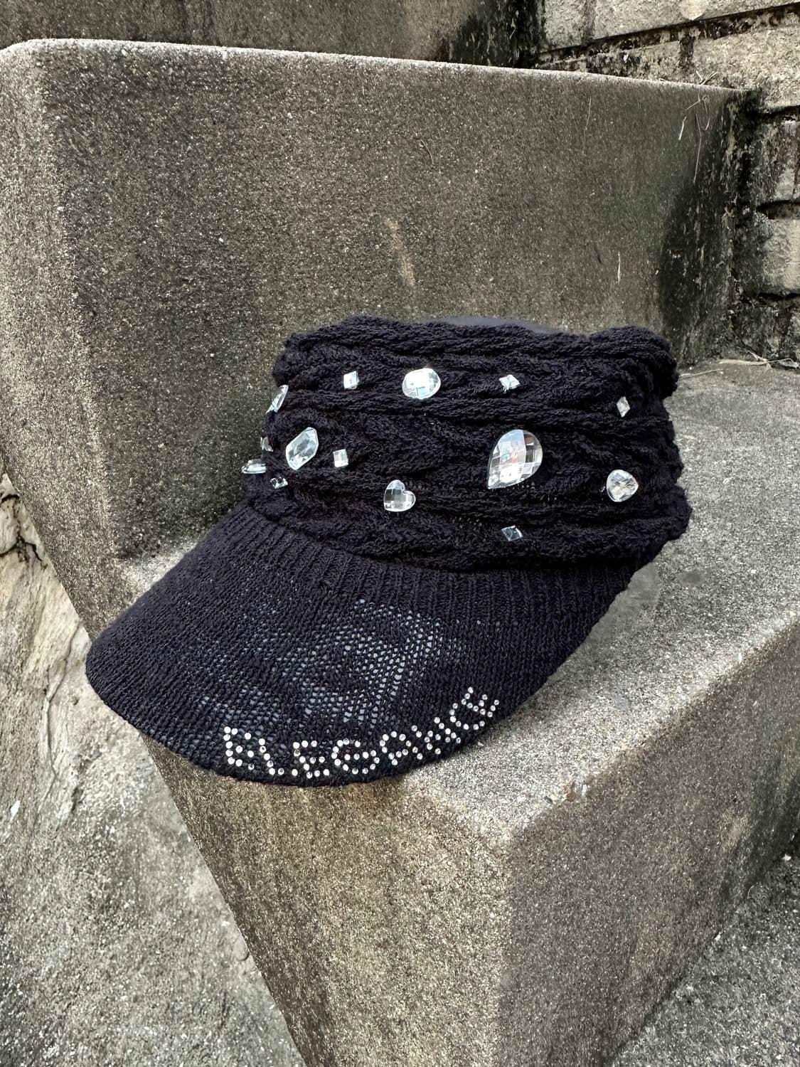 Vintage knit cubic cap  상품이미지2
