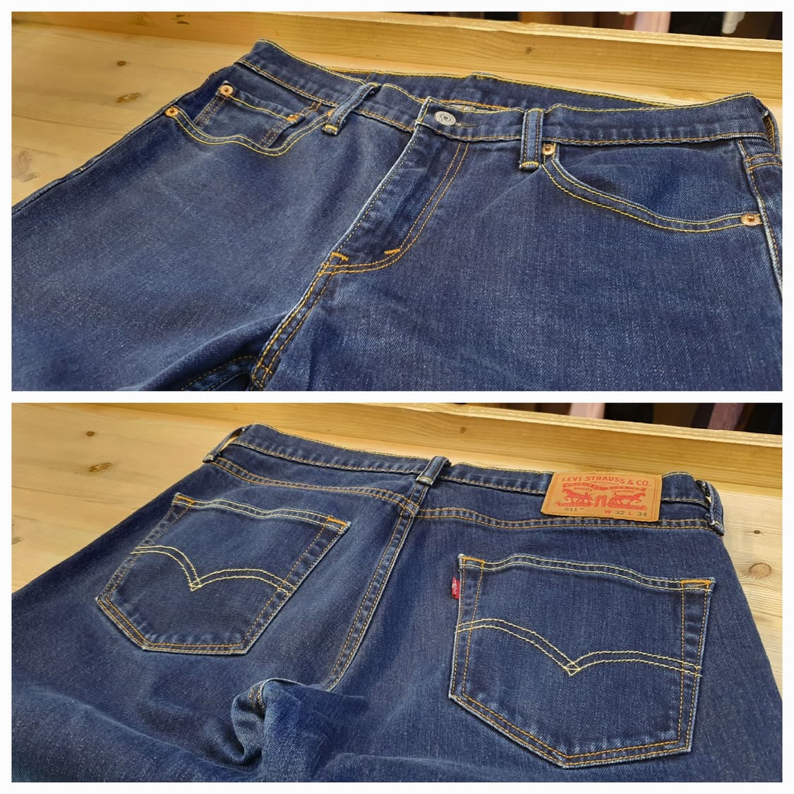 허리32.리바이스 511 스판 데님팬츠  상품이미지4