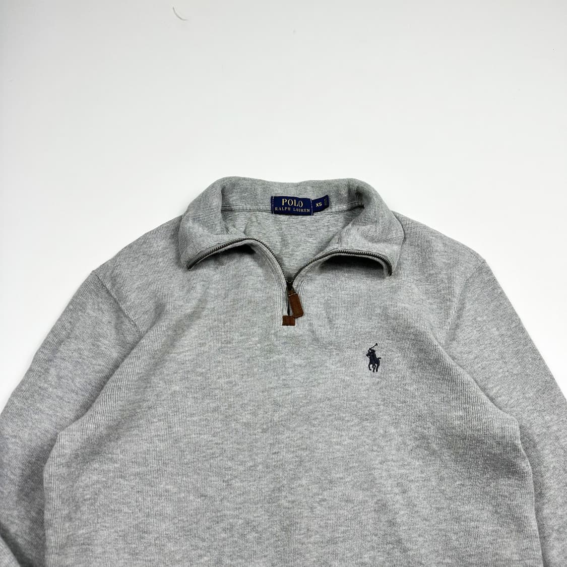 폴로 랄프로렌 여성 클래식 반집업 니트 XS 상품이미지2