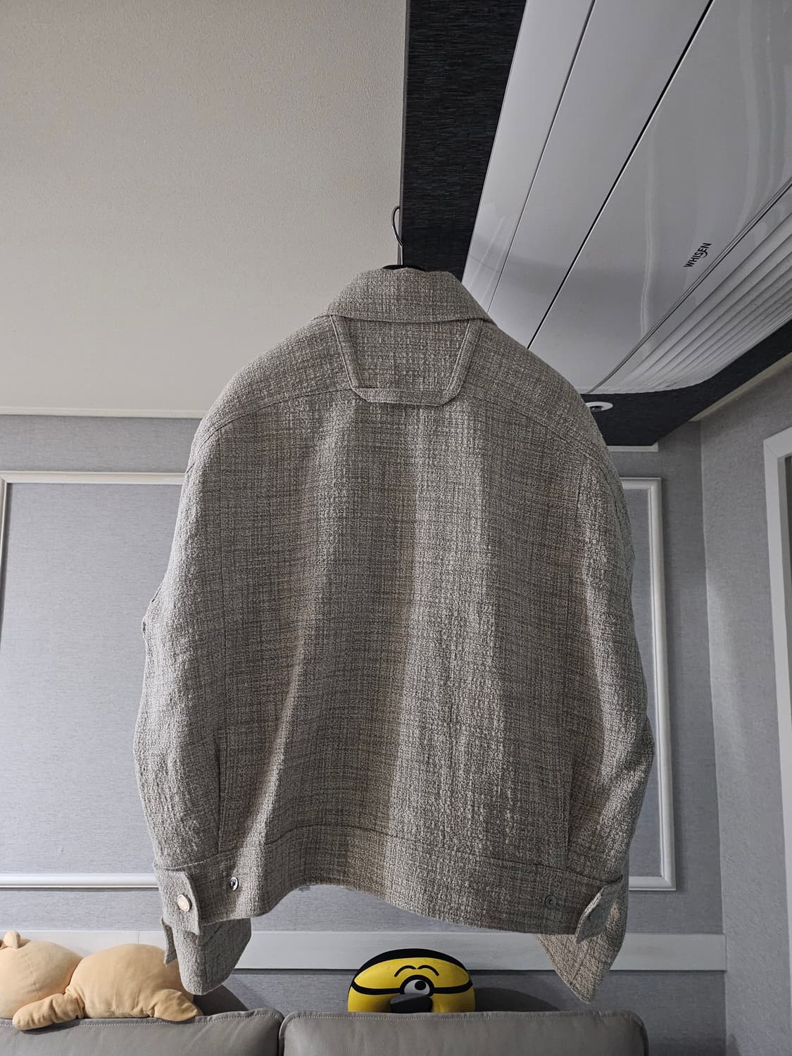 [거의 새것] 솔리드옴므 트위드 자켓 50 상품이미지2