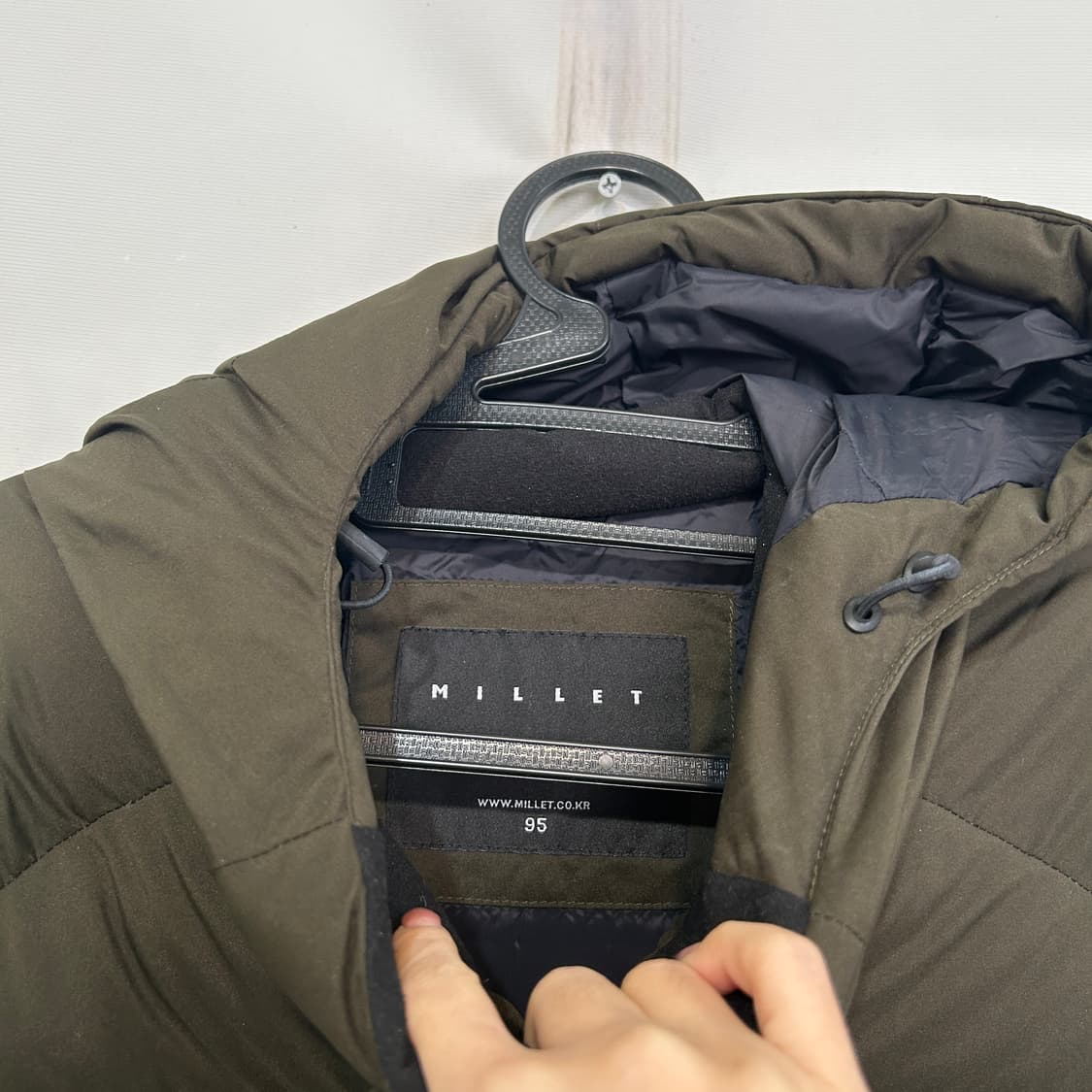 밀레 남성 오리털 롱패딩 95  상품이미지2