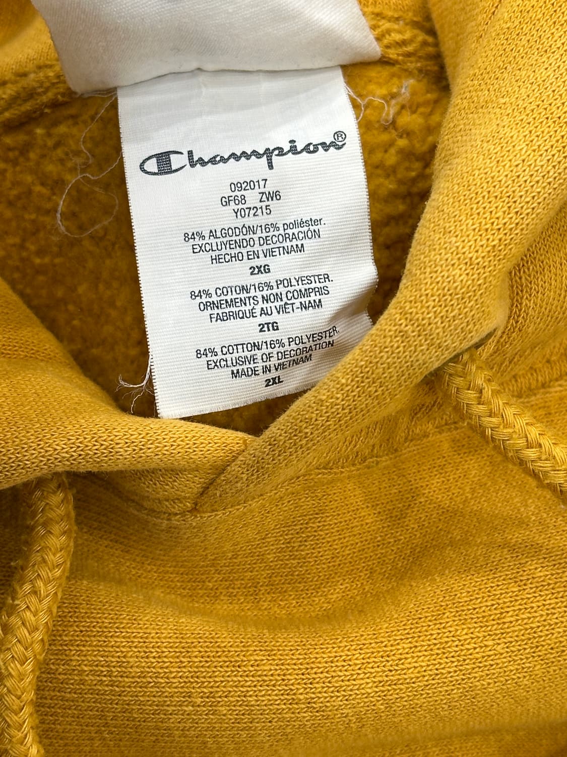 챔피온 빅사이즈 리버스위브 후드티  상품이미지5