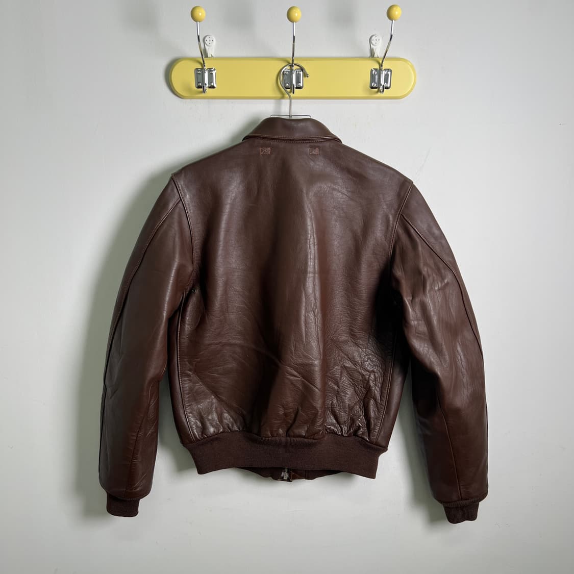 J.A. Dubow 복각 A-2 레더 플라이트 자켓 38 상품이미지2