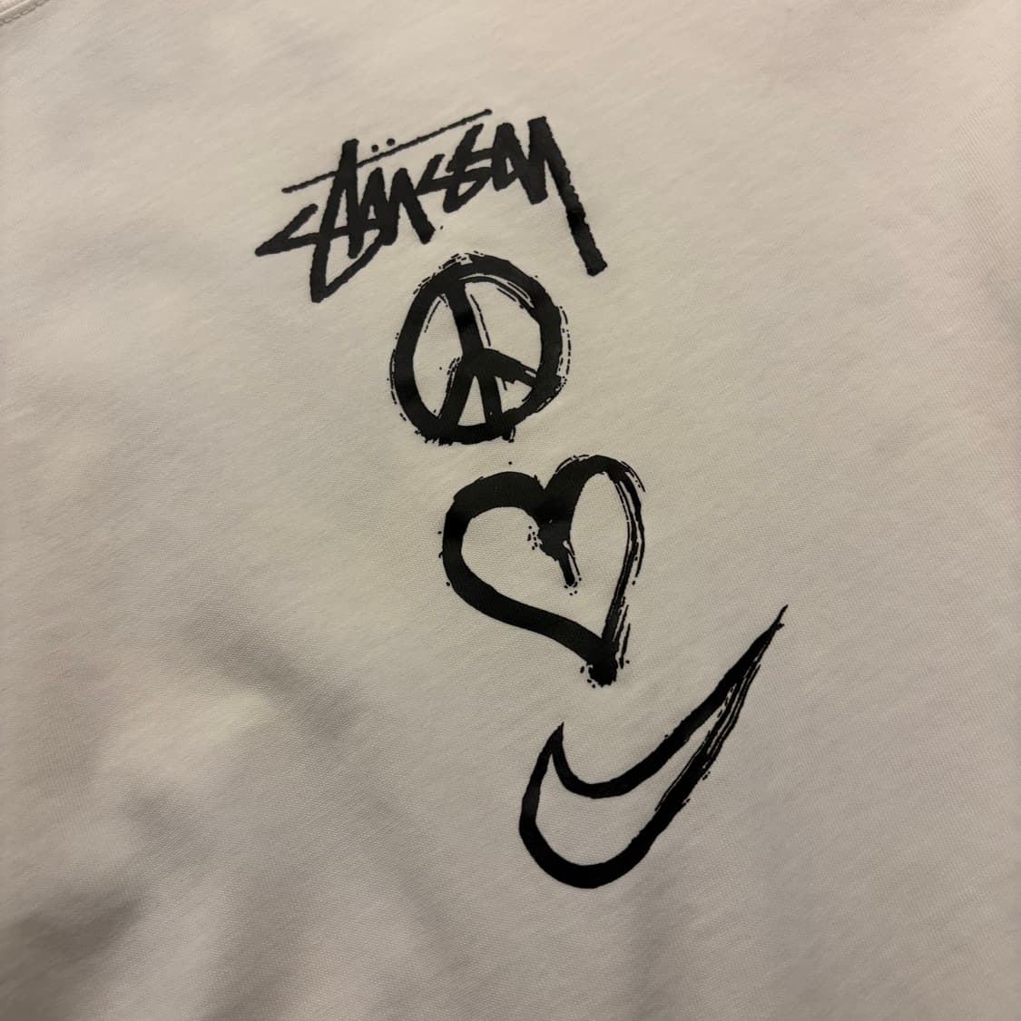 [XL] 스투시 X 나이키 콜라보 반팔 티셔츠 D832 상품이미지4