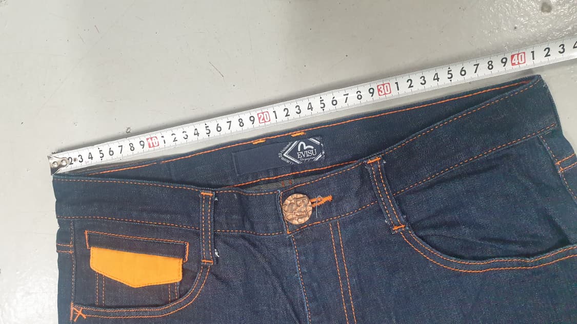 EVISU 에비수 호랑이자수 머메이드 반바지 32 상품이미지5