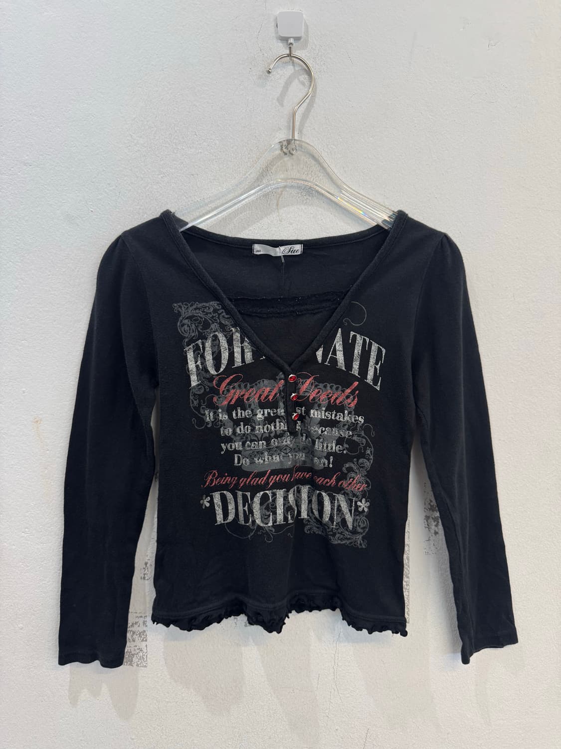Vintage Long-Sleeved T-Shirt 상품이미지1