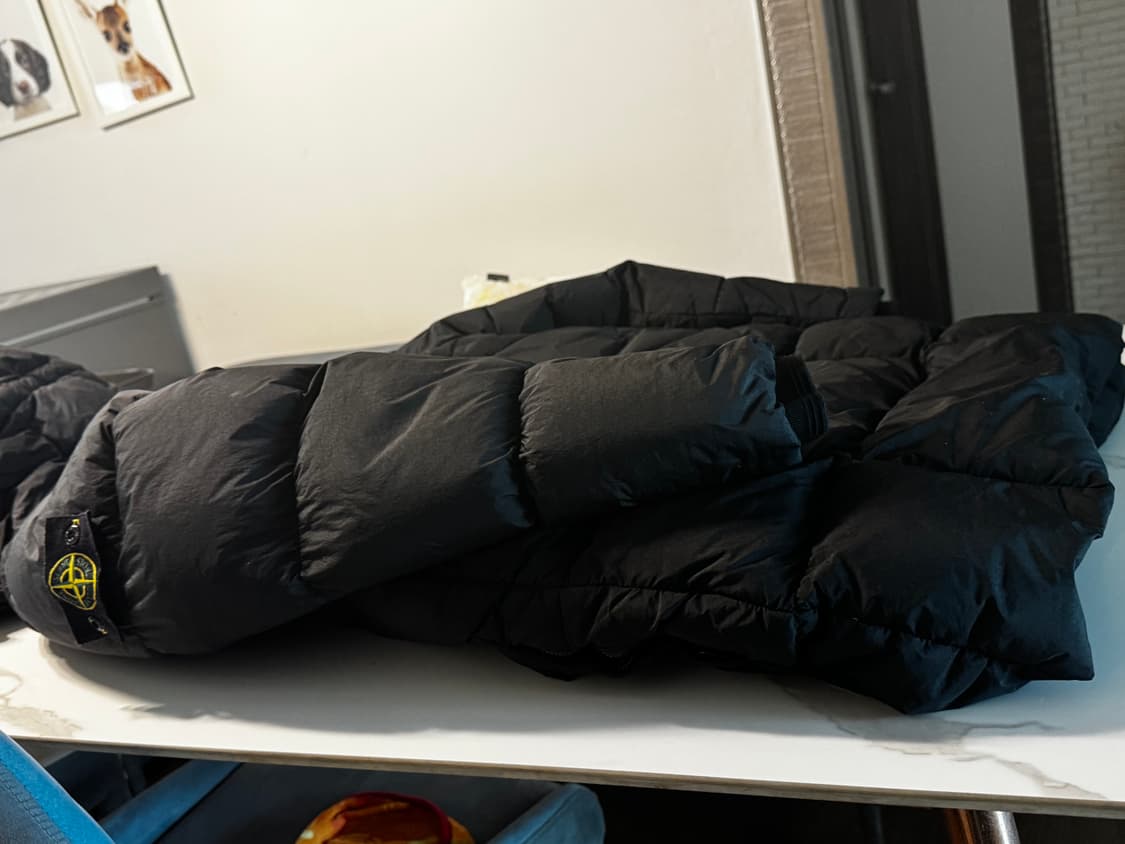 스톤아일랜드 크링클렙스 블랙 롱파카 size M 상품이미지7