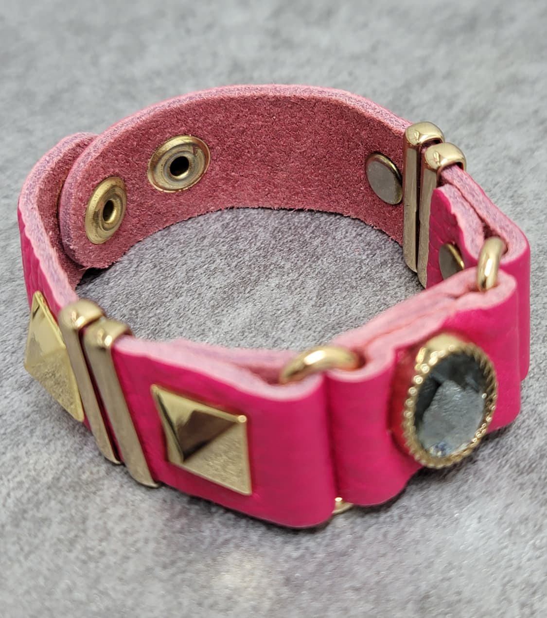 stud leather bracelet 상품이미지1