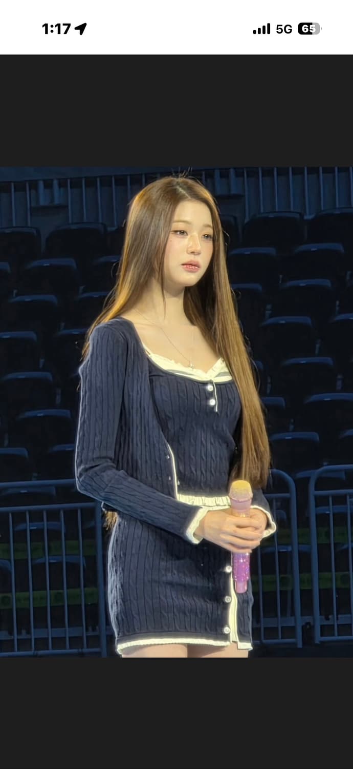 아비에무아 새틴 레이어드 네이비 케이블 가디건 네이비(강민경/장원영) 상품이미지10