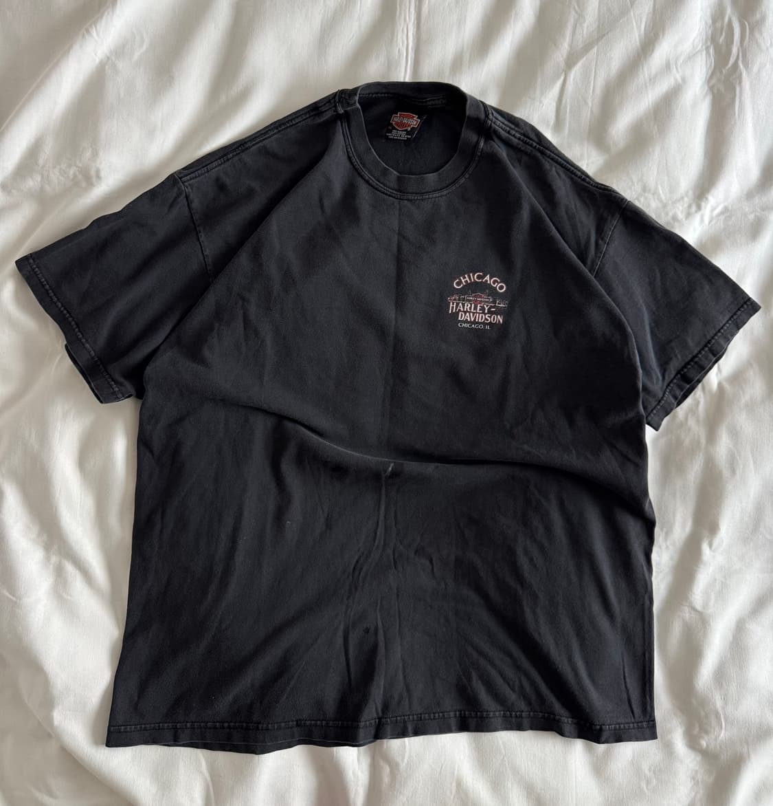 [XL] 90s-00s 빈티지 할리데이비슨 시카고 티셔츠 상품이미지1