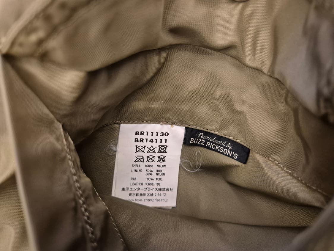 버즈릭슨 TYPE L-2B 플라이트 자켓 상품이미지10