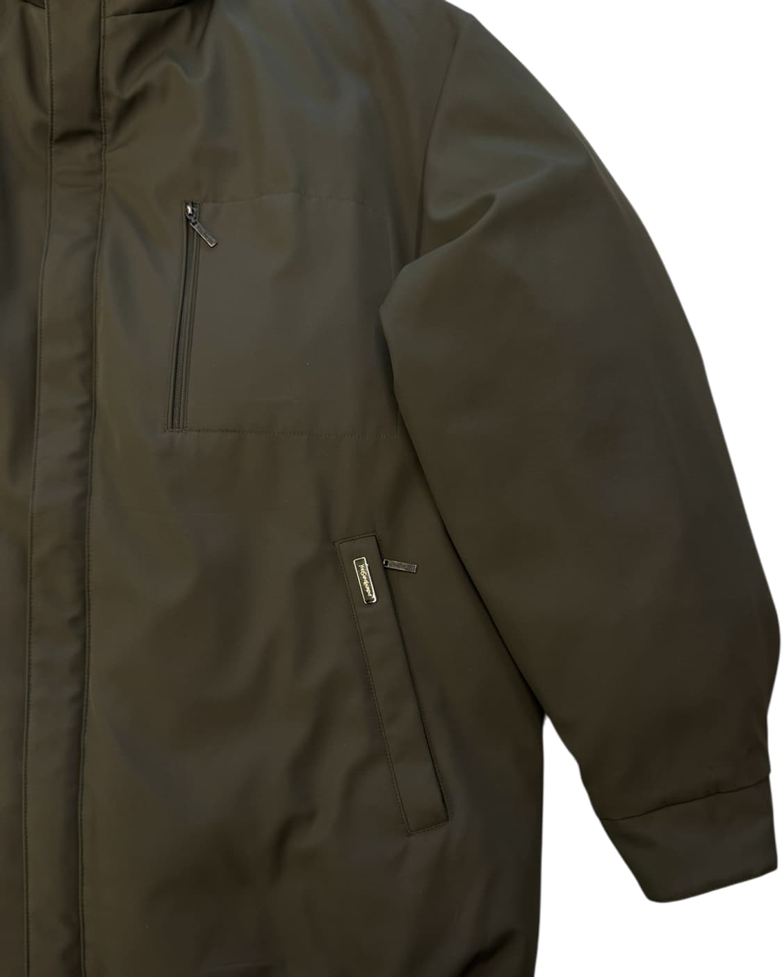 입생로랑 카키 베이지 리버서블 패디드 자켓 상품이미지8