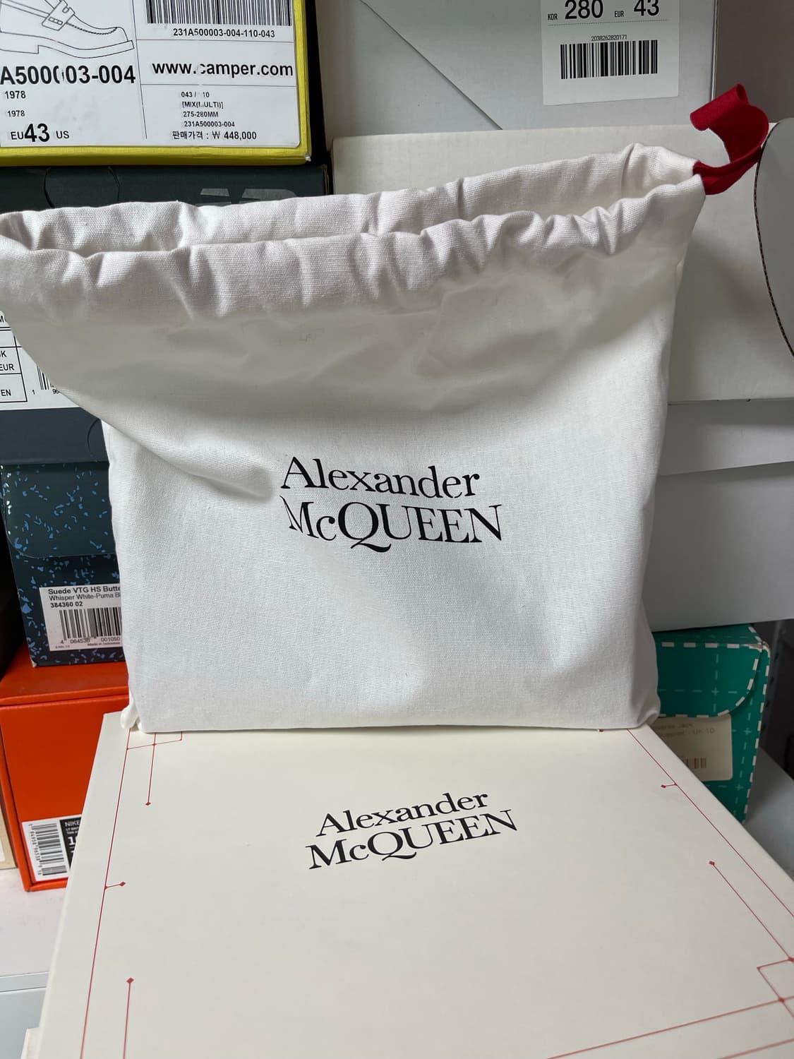 알렉산더맥퀸 실버 반지 + 케이스 상품이미지1