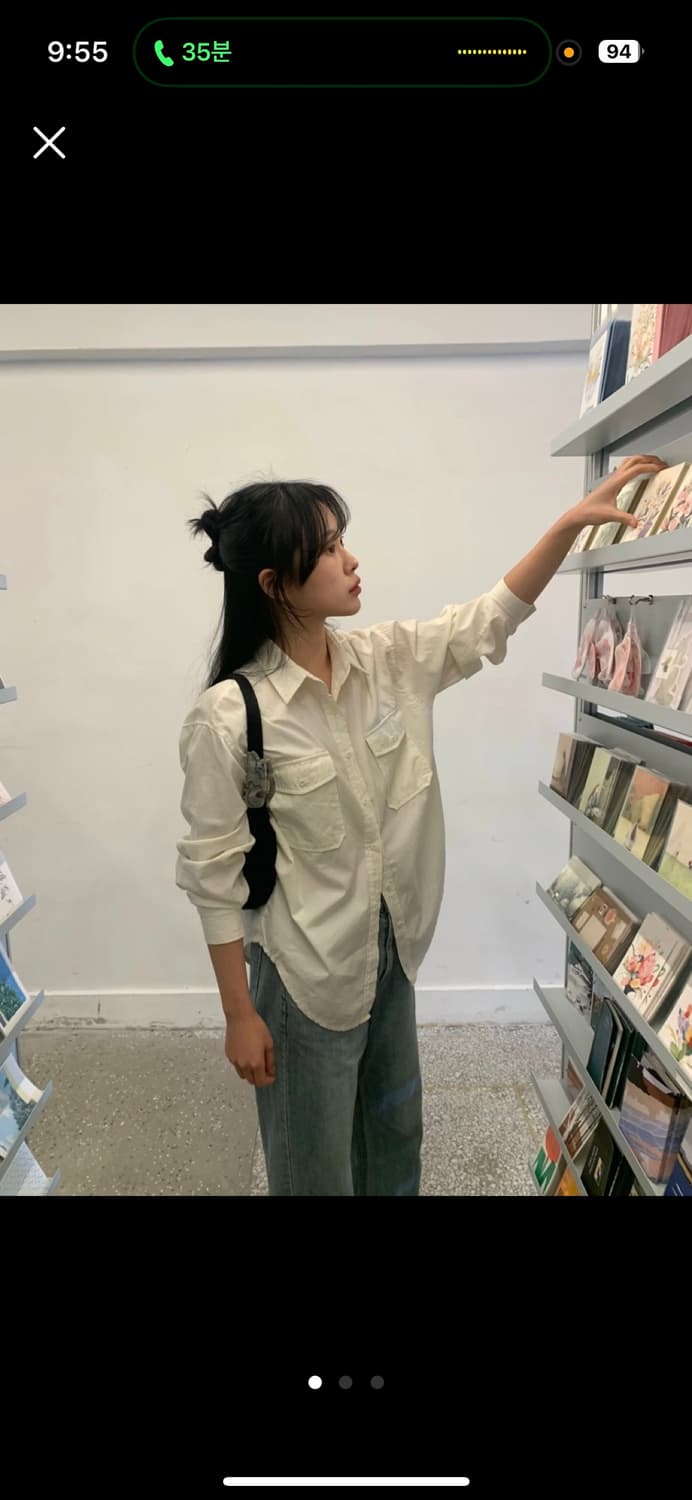 아이보리 포켓 셔츠 상품이미지1