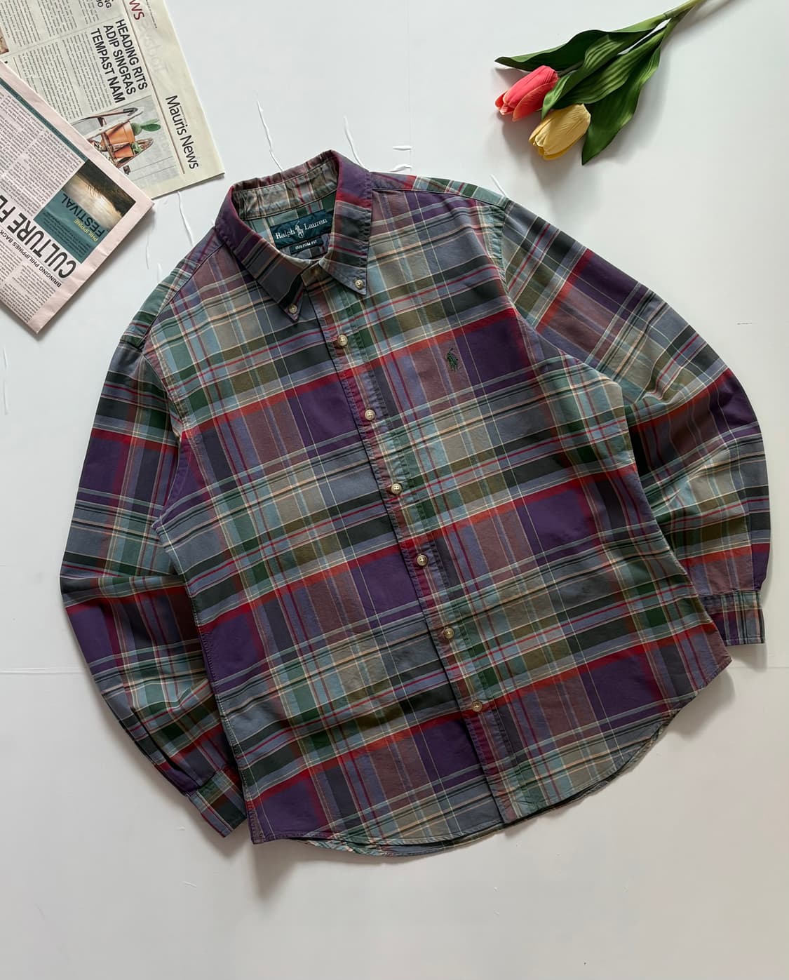 Polo 폴로랄프로렌 마드라스 체크 셔츠 상품이미지1