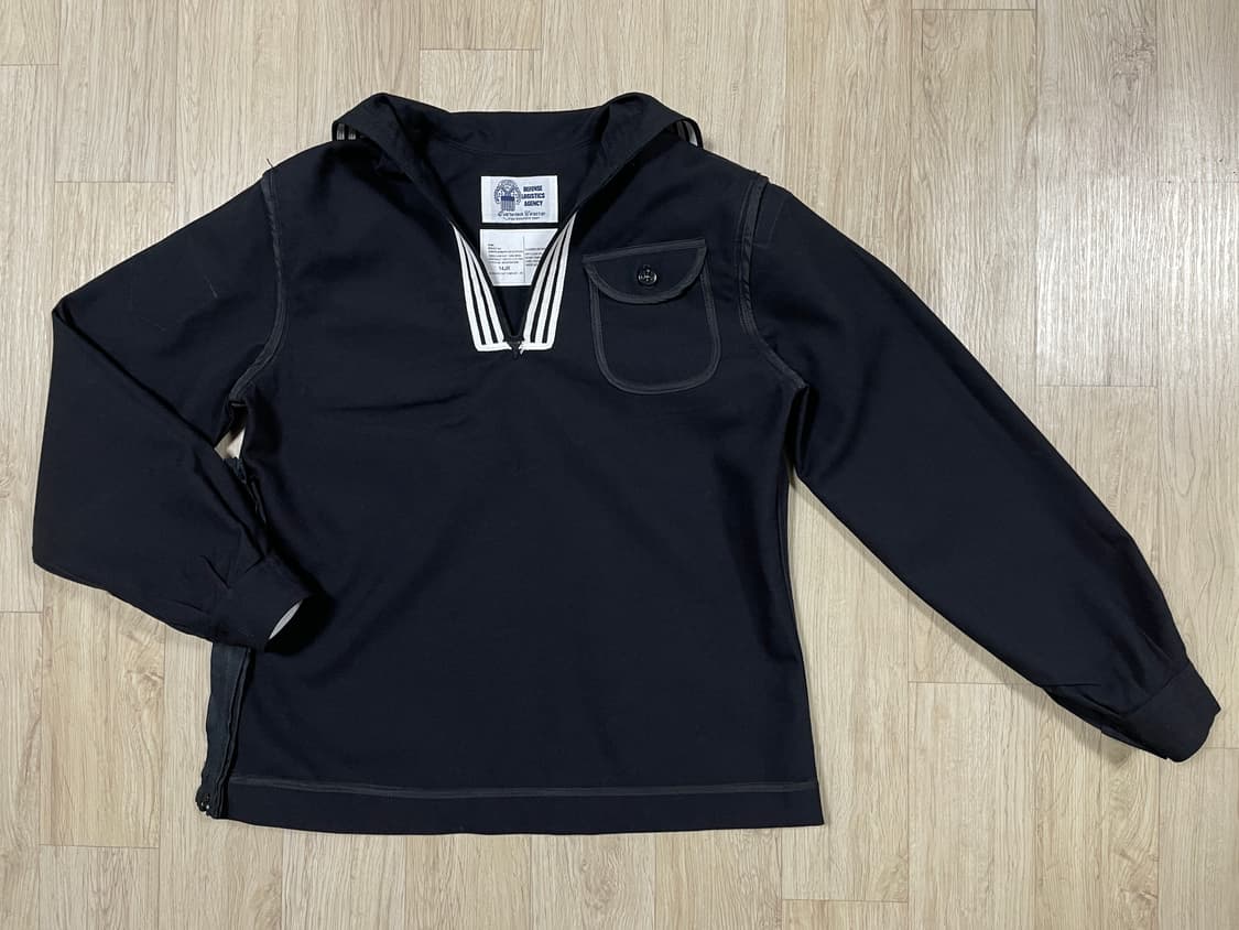 95) 미군 미해군 리버서블 풀패치 세일러 셔츠(데드스탁) 상품이미지7