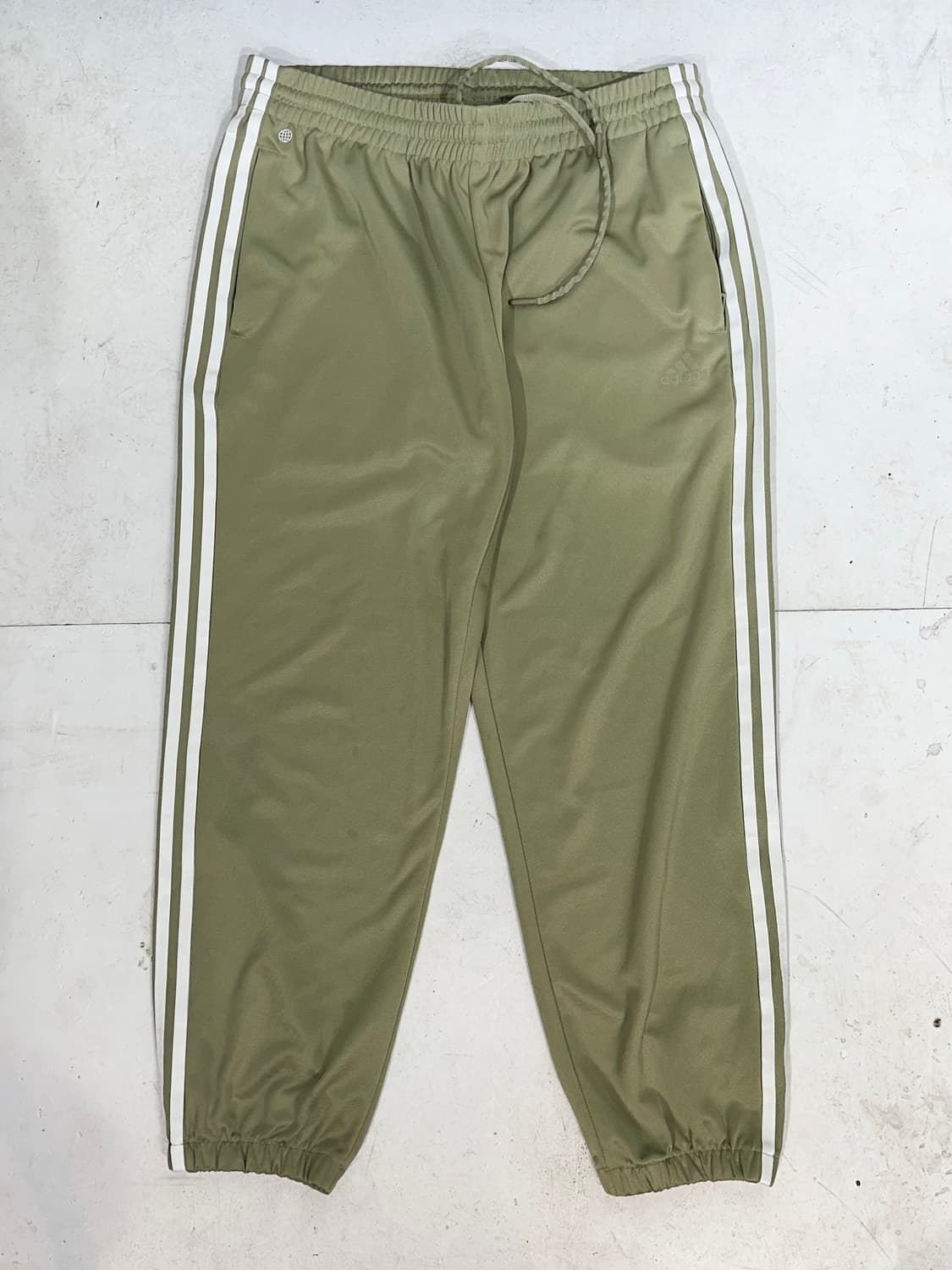  아디다스 카키 와이드 삼선 추리닝 바지 댄스 트레이닝 팬츠 2XL 상품이미지4