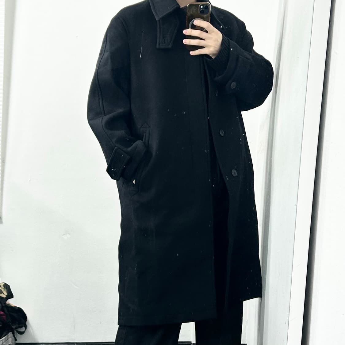 쿠어 MTR 캐시미어 발마칸 롱코트 상품이미지4